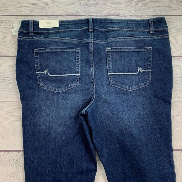 M Jeans Maurices 18 Extra Short Mid Rise Classic Skinny New NWT Inseam 26" - Picture 6 of 10